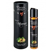 Массажное масло с ароматом экзотических фруктов Huile de Massage Gourmande Fruits Exotiques - 59 мл. - Plaisir Secret - купить с доставкой в Старом Осколе