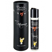 Массажное масло с ароматом пина колады Huile de Massage Gourmande Pina Colada - 59 мл. - Plaisir Secret - купить с доставкой в Старом Осколе