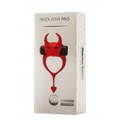 Красное эрекционное кольцо в форме дьяволенка DEVOL COCKRING - Adrien Lastic - в Старом Осколе купить с доставкой