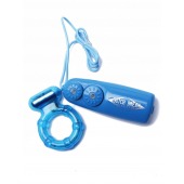 Эрекционное кольцо с вибратором Light Up - Seven Creations - в Старом Осколе купить с доставкой