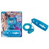 Эрекционное кольцо с вибратором Light Up - Seven Creations - в Старом Осколе купить с доставкой