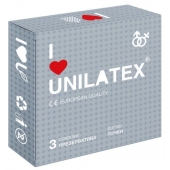 Презервативы с точками Unilatex Dotted - 3 шт. - Unilatex - купить с доставкой в Старом Осколе