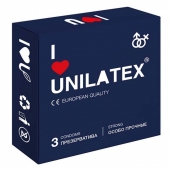 Ультрапрочные презервативы Unilatex Extra Strong - 3 шт. - Unilatex - купить с доставкой в Старом Осколе