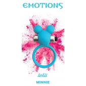 Голубое эрекционное виброколечко Emotions Minnie Breeze - Lola Games - в Старом Осколе купить с доставкой