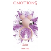 Розовое эрекционное виброколечко Emotions Minnie Light pink - Lola Games - в Старом Осколе купить с доставкой