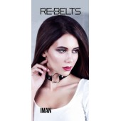 Чёрный чокер-кляп Iman Black - Rebelts - купить с доставкой в Старом Осколе