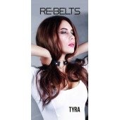 Чёрный кожаный чокер-кляп Tyra Black - Rebelts - купить с доставкой в Старом Осколе