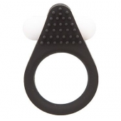Чёрное эрекционное кольцо LIT-UP SILICONE STIMU RING 1 BLACK - Dream Toys - в Старом Осколе купить с доставкой