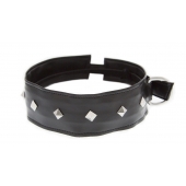 Полиуретановый ошейник с пуклями Collar with Studs - Blush Novelties - купить с доставкой в Старом Осколе
