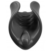 Чёрный мастурбатор Vibrating Silicone Stimulator с вибрацией - Pipedream - в Старом Осколе купить с доставкой
