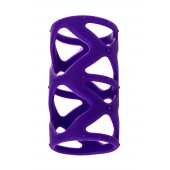 Фиолетовая насадка-сетка на пенис - 7,5 см. - A-toys - в Старом Осколе купить с доставкой