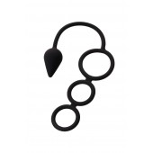 Тройное эрекционное кольцо с анальным хвостом Drop S-size - Erotist Adult Toys - в Старом Осколе купить с доставкой