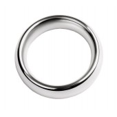 Металлическое эрекционное кольцо размера L - ToyFa - в Старом Осколе купить с доставкой