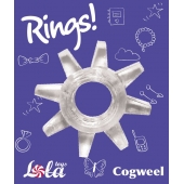 Прозрачное эрекционное кольцо Rings Cogweel - Lola Games - в Старом Осколе купить с доставкой