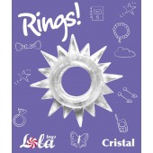 Прозрачное эрекционное кольцо Rings Cristal - Lola Games - в Старом Осколе купить с доставкой