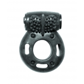 Черное эрекционное кольцо с вибрацией Rings Axle-pin - Lola Games - в Старом Осколе купить с доставкой