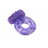 Фиолетовое эрекционное кольцо с вибрацией Rings Axle-pin - Lola Games - в Старом Осколе купить с доставкой