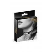 Черный чокер с двумя кольцами - Bijoux Pour Toi - купить с доставкой в Старом Осколе