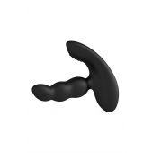 Черный силиконовый стимулятор простаты Levett Nitoc с пультом ДУ - Levett - в Старом Осколе купить с доставкой