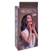 Кляп-трензель Lora с металлическими кольцами - Rebelts - купить с доставкой в Старом Осколе