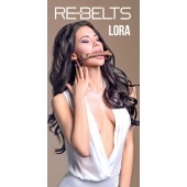 Кляп-трензель Lora с металлическими кольцами - Rebelts - купить с доставкой в Старом Осколе