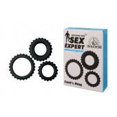 Набор из 3 эрекционных колец Sex Expert - Sex Expert - в Старом Осколе купить с доставкой