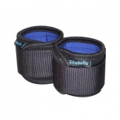 Неопреновые черно-синие наручники - Sitabella - купить с доставкой в Старом Осколе