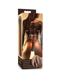 Коричневый мастубратор-вагина Nicole s Kitty - Blush Novelties - в Старом Осколе купить с доставкой