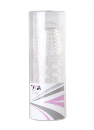 Прозрачная закрытая гелевая насадка - 13,5 см. - Toyfa Basic - в Старом Осколе купить с доставкой
