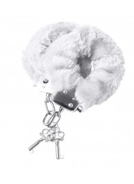 Наручники с белой меховой опушкой - ToyFa - купить с доставкой в Старом Осколе