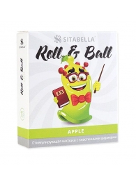 Стимулирующий презерватив-насадка Roll   Ball Apple - Sitabella - купить с доставкой в Старом Осколе