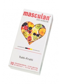 Жёлтые презервативы Masculan Ultra Tutti-Frutti с фруктовым ароматом - 10 шт. - Masculan - купить с доставкой в Старом Осколе