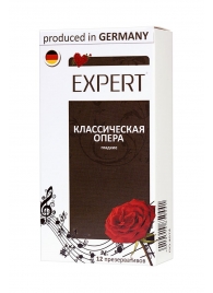 Гладкие презервативы Expert  Классическая опера  - 12 шт. - Expert - купить с доставкой в Старом Осколе