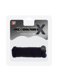 Чёрная веревка для связывания BONDX LOVE ROPE - 5 м. - Dream Toys - купить с доставкой в Старом Осколе