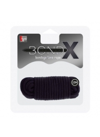 Черная веревка для связывания BONDX LOVE ROPE - 10 м. - Dream Toys - купить с доставкой в Старом Осколе