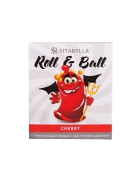 Стимулирующий презерватив-насадка Roll   Ball Cherry - Sitabella - купить с доставкой в Старом Осколе