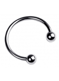 Серебристая подкова на головку пениса - ToyFa - купить с доставкой в Старом Осколе