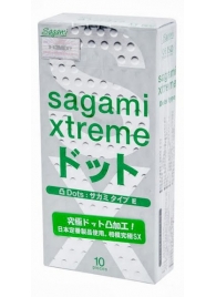 Презервативы Sagami Xtreme Type-E с точками - 10 шт. - Sagami - купить с доставкой в Старом Осколе