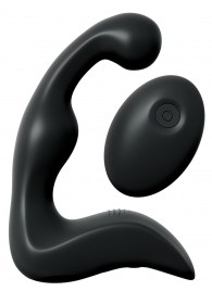 Черный вибромассажер простаты с пультом ДУ Control P-Spot Pro - Pipedream - в Старом Осколе купить с доставкой