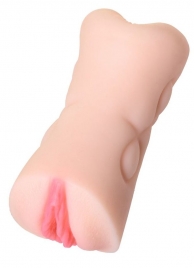 Телесный двусторонний мастурбатор Rich Fruit - вагина и анус - ToyFa - в Старом Осколе купить с доставкой