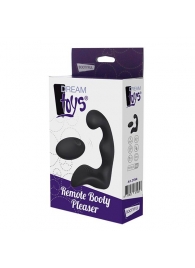 Черный вибромассажер простаты REMOTE BOOTY PLEASER - Dream Toys - в Старом Осколе купить с доставкой