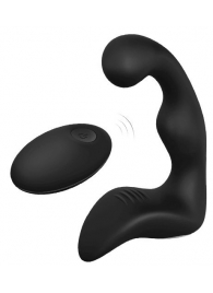 Черный вибромассажер простаты REMOTE BOOTY PLEASER - Dream Toys - в Старом Осколе купить с доставкой