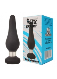 Черная коническая втулка с ограничителем - 10 см. - Bior toys