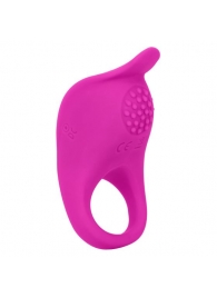 Ярко-розовое эрекционное виброкольцо Silicone Rechargeable Teasing Enhancer - California Exotic Novelties - в Старом Осколе купить с доставкой