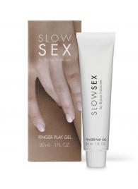 Гель для мастурбации с ароматом кокоса Slow Sex Finger Play Gel - 30 мл. - Bijoux Indiscrets - купить с доставкой в Старом Осколе