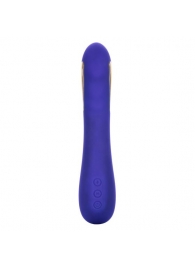 Фиолетовый вибратор с электростимуляцией Intimate E-Stimulator Petite Wand - 18,5 см. - California Exotic Novelties - купить с доставкой в Старом Осколе