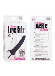 Насадка на пенис Silicone Love Rider Dual Penetrator для двойного проникновения - 14 см. - California Exotic Novelties - в Старом Осколе купить с доставкой