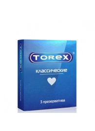 Гладкие презервативы Torex  Классические  - 3 шт. - Torex - купить с доставкой в Старом Осколе