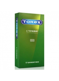 Текстурированные презервативы Torex  С точками  - 12 шт. - Torex - купить с доставкой в Старом Осколе