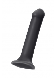 Черный фаллос на присоске Silicone Bendable Dildo XL - 20 см. - Strap-on-me - купить с доставкой в Старом Осколе